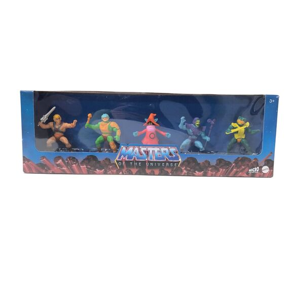Masters of the Universe Micro 5 Figure Set Skeletor He-Man Orko etc - Picture 1 of 4